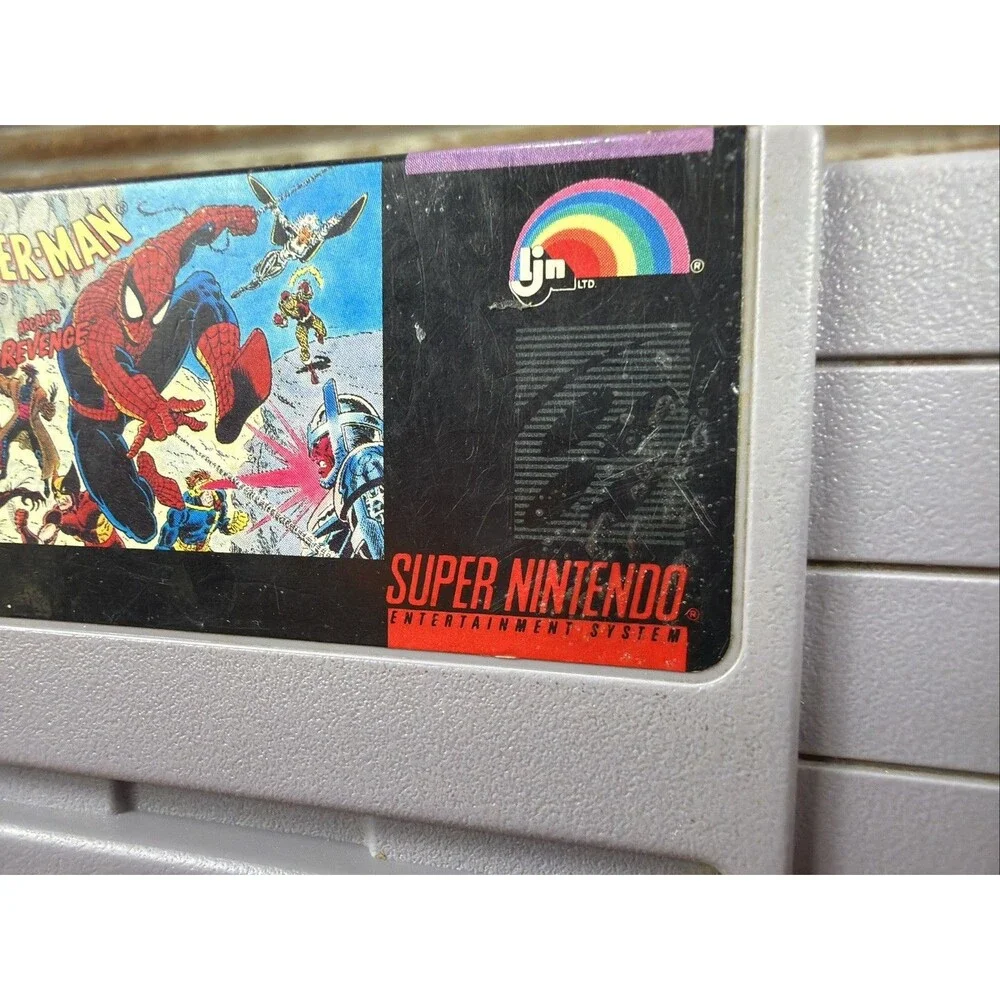 Spider-Man and The X-Men in Arcade's Revenge (SNES, 1992) - Tested Cart Only